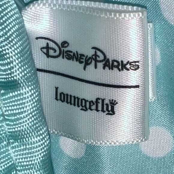 Loungefly Disney Parks Arendelle Aqua Frozen Minnie Ears Backpack Rare Retired - Picture 11 of 16